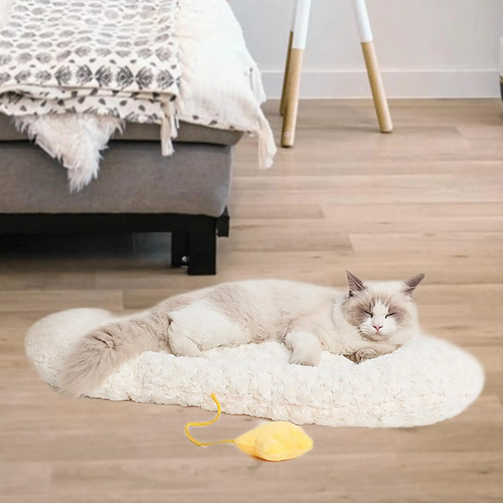 

Dog Pet Sleeping Mat Cat Bed Blanket Cozy Shaped Fleece for Cage Puppy
