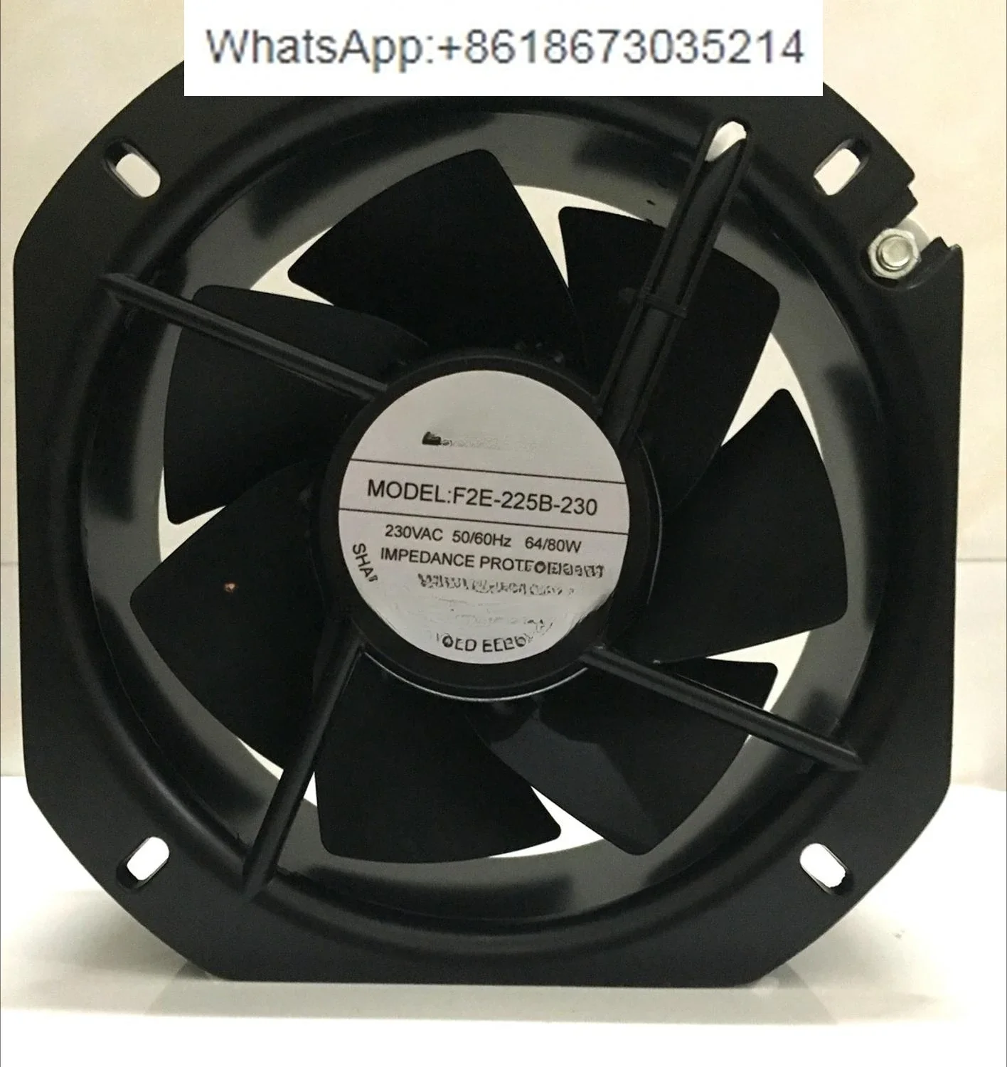 F2E-225S-230 225*80 мм AC230V 80 Вт инверторный вентилятор охлаждения шкафа