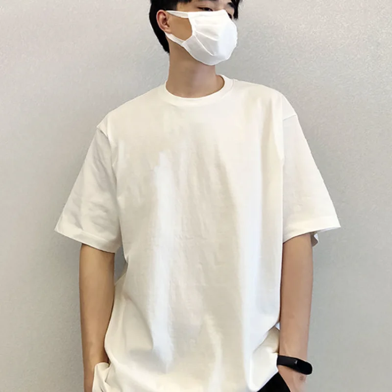 

Футболка мужская оверсайз с коротким рукавом, модная повседневная тенниска из хлопка, майка в стиле хип-хоп, Классическая рубашка, 5XL, Q132, на ...