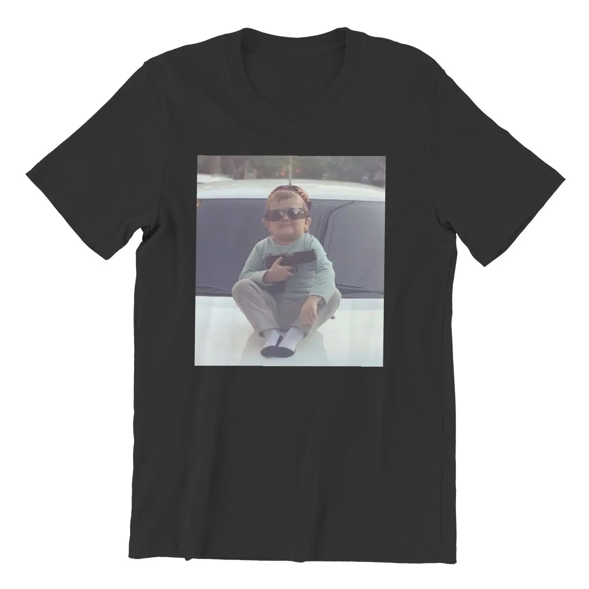 

Hasbulla Magomedov Pullover Men's T Shirts Meme Khabib Amazing Tees Short Sleeve Round Collar T-Shirts Cotton Party Clothing