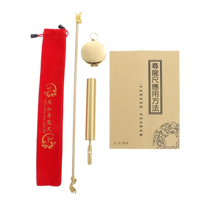 

Divining Rod Copper Feng Shui Water Elegant Treasure Probe Rod Dowsing Rod for Feng Shui Detection Water