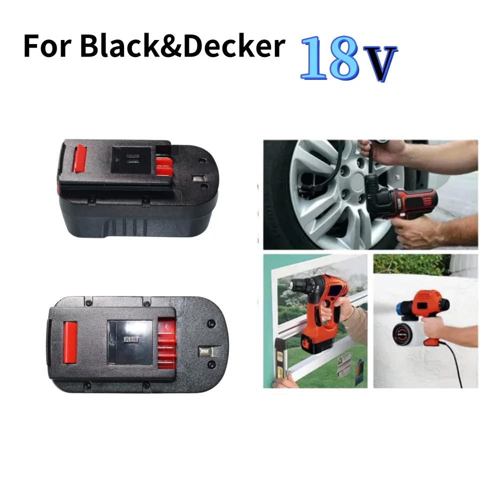 Аккумулятор 8 0 Ач 18 В A18 совместимый с Black Decker HPB18-OPE 18-вольтовый