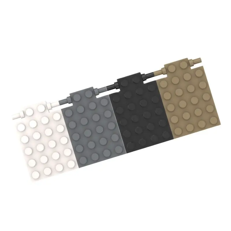 Пластина специальная 4 х 6 с ловушкой и петелью для кирпичей DIY Assmble Building Blocks Particle Kid Toy Gift на 1 шт.