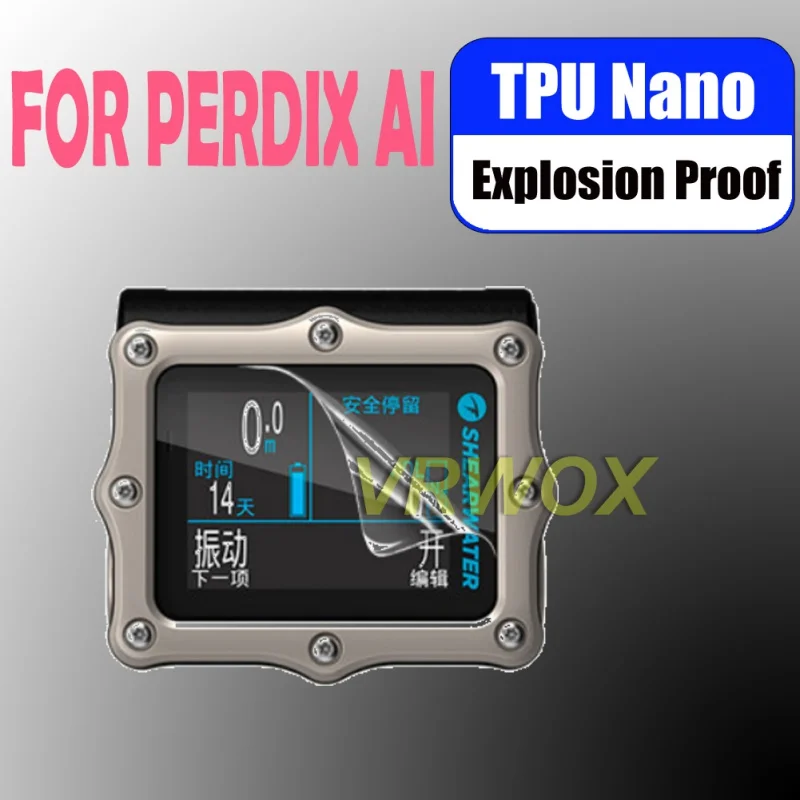 

Protector For Research PERDIX AI PERDIX 2 PETREL 3 Peregrine Dive Computer Film Clear TPU Nano Screen Guard Accessories