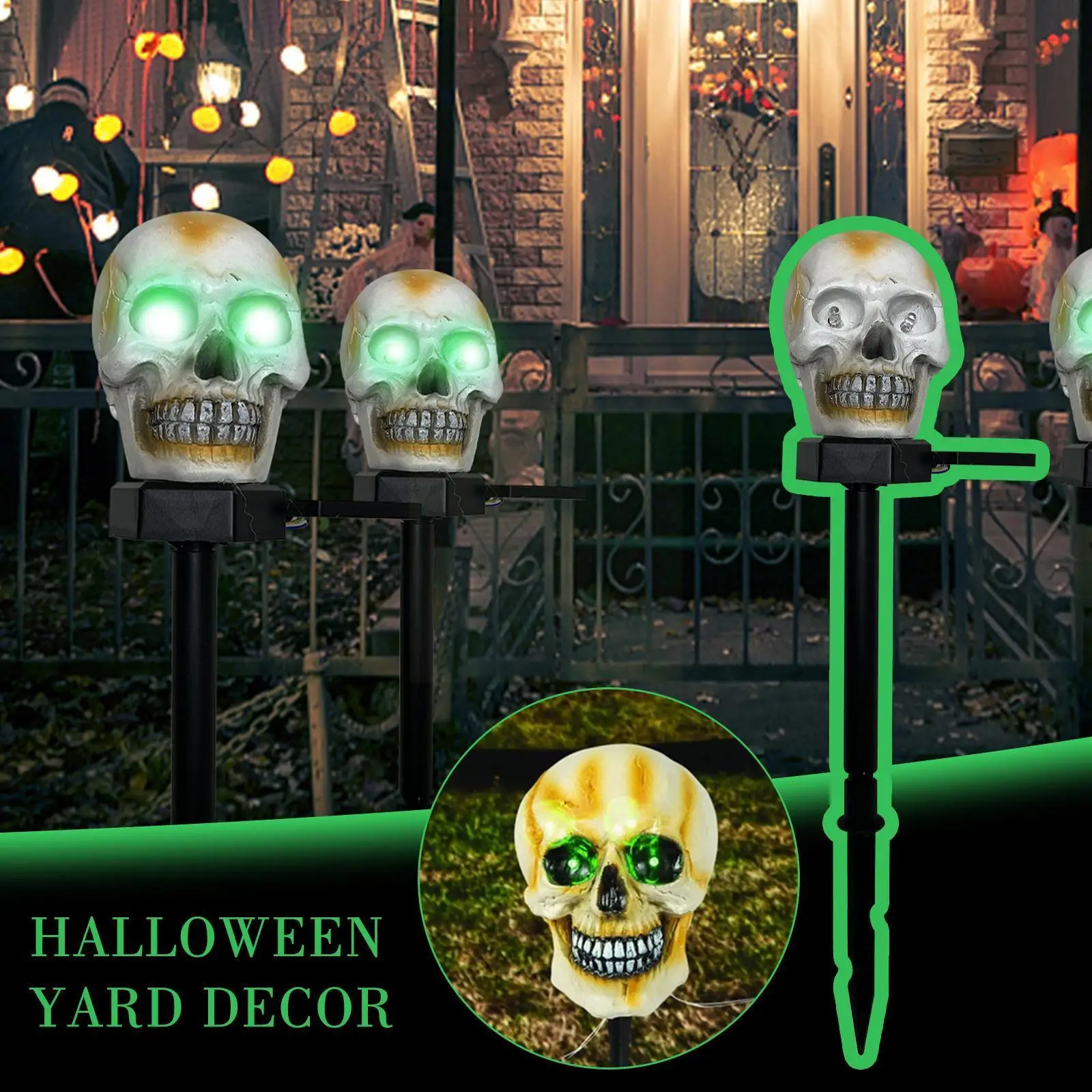 

Solar Powered Led Lights Garden Skull Animal Pixie Lawn Lamps For Garden/landscape/yard/patio/driveway/walkway Lighting M9c9