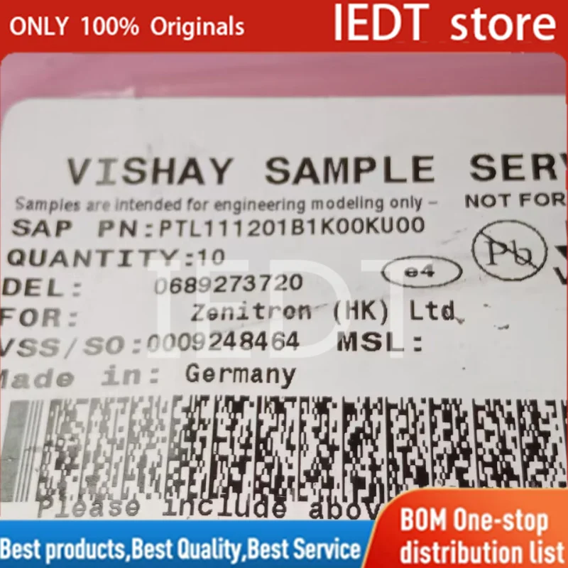 

10PCS /LOT PTL111201B1K00KU00 100% new and original