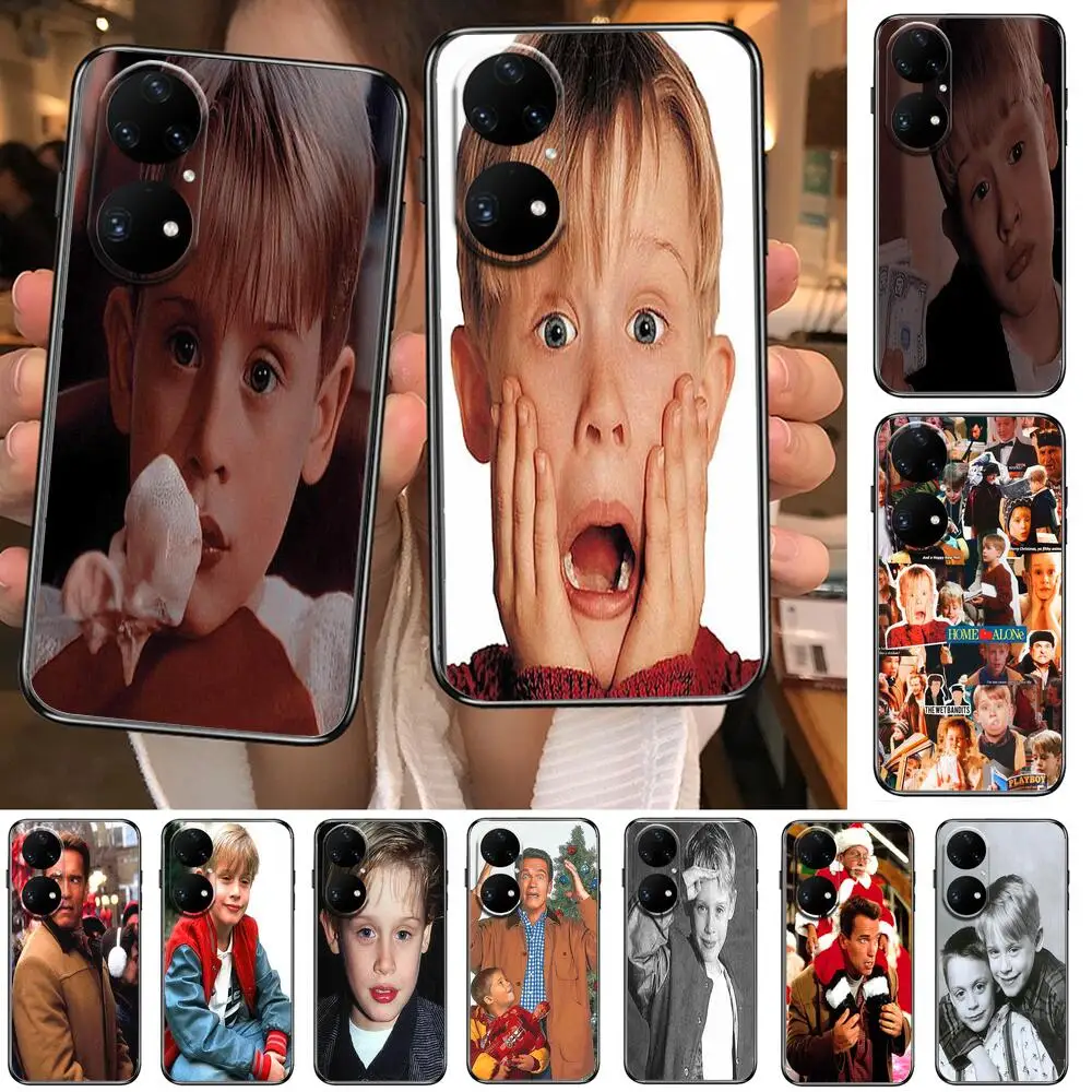 

HD-Home Alone Phone Case For Huawei p50 P40 p30 P20 10 9 8 Lite E Pro Plus Black Etui Coque Painting Hoesjes comic fas