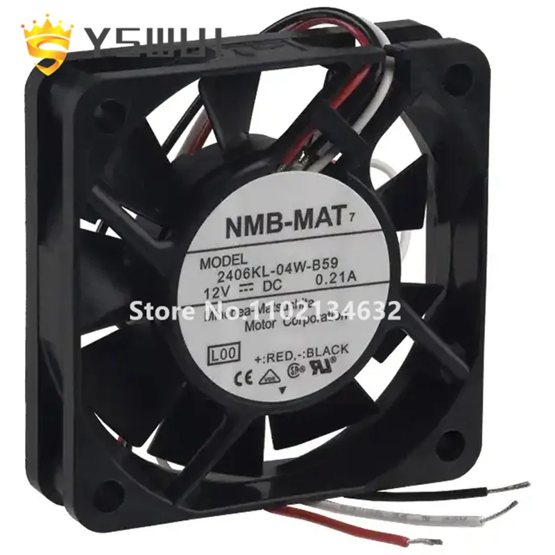 

2406KL-04W-B59-L00 Originl FAN AXIAL 60X15MM 12VDC WIRE 4600 RPM