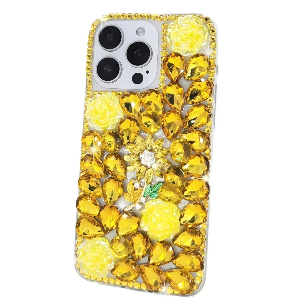 Чехлы со стразами для Samsung Galaxy S24 S23 S22 S21 S20 S10 S9 Ultra Plus FE Чехол с бриллиантами Case