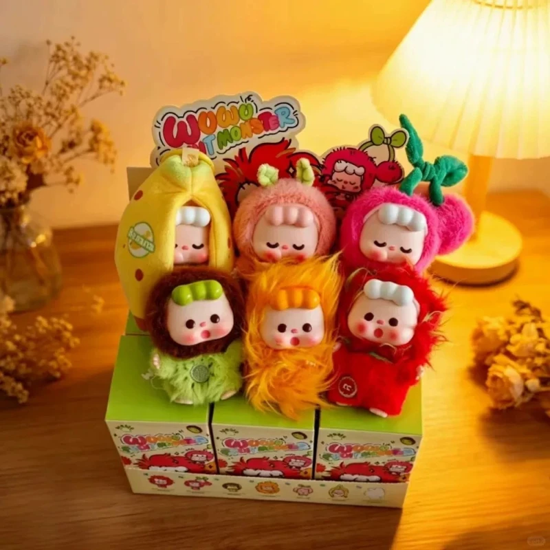 Фото Серия WUWU Fruit Monster: Слепая коробка-сюрприз с милыми фруктовыми аниме-куклами, мини-куклами-брелоками и игрушками-сюрпризами №4