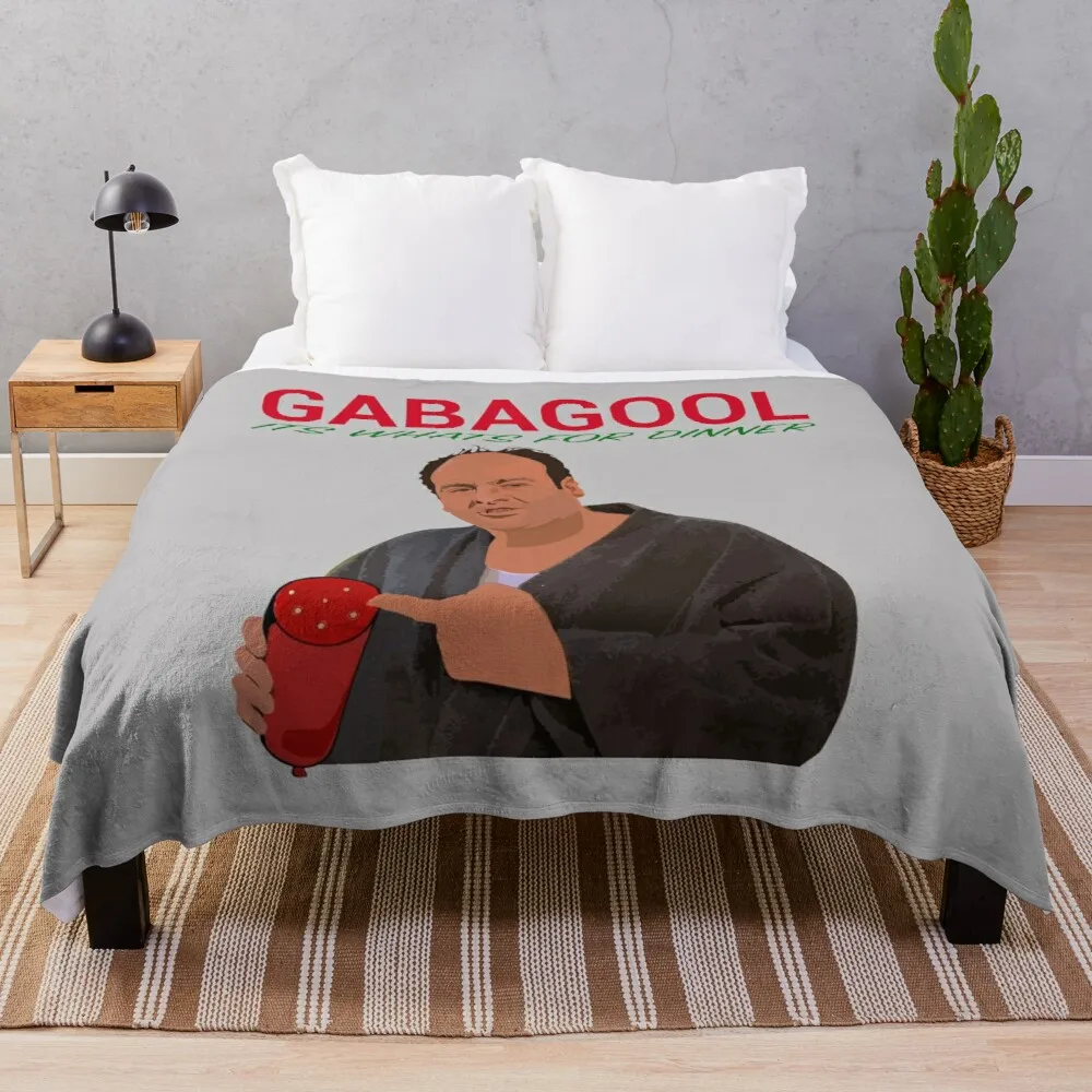 

Роскошное фланелевое одеяло с защитой от пиллинга Gabagool - It's What's For ужин-Tony Soprano