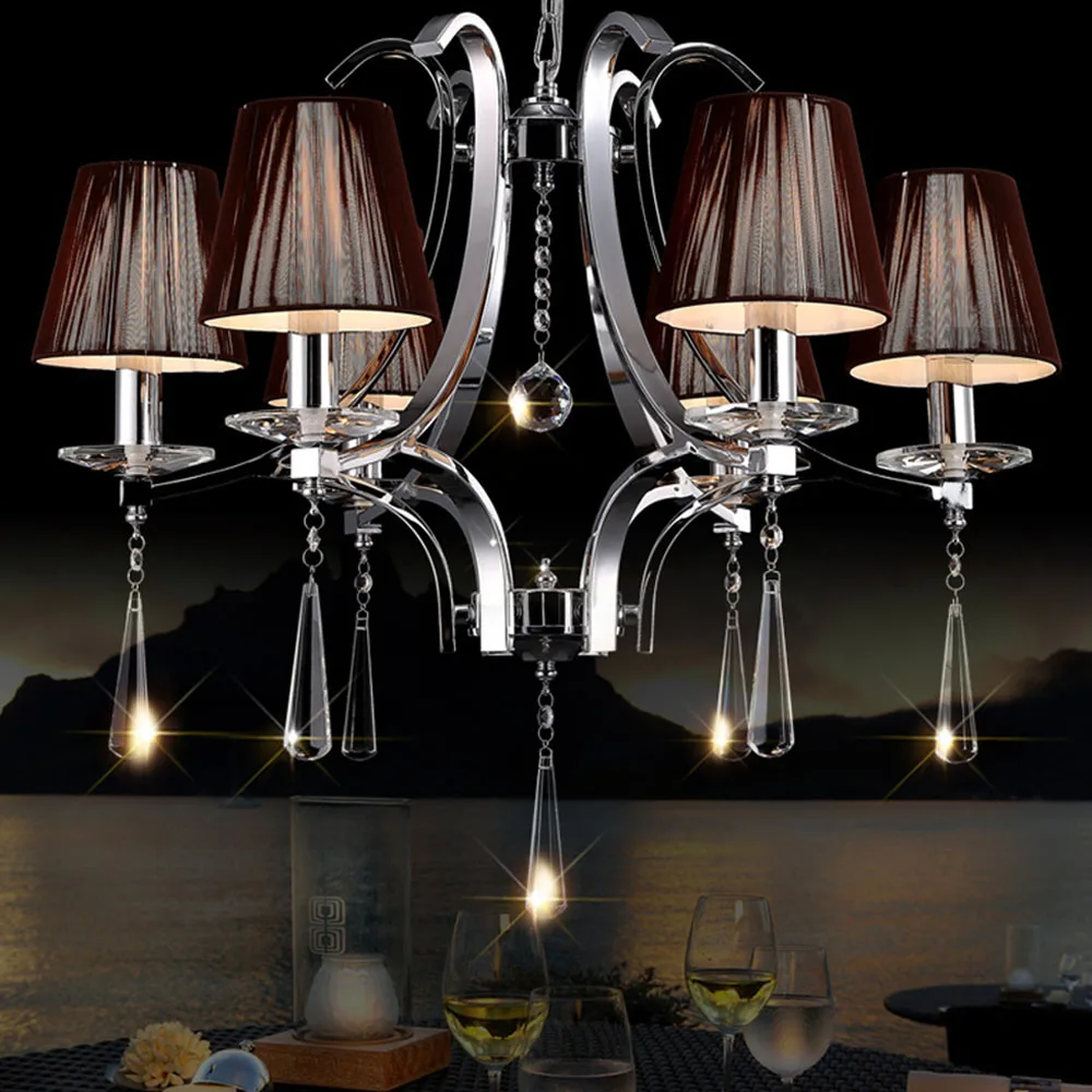 

Modern Crystal Lamp LED Chandelier Lustre Design Chandeliers Living Room Light Bedroom Energy Saving Lamp Suspension