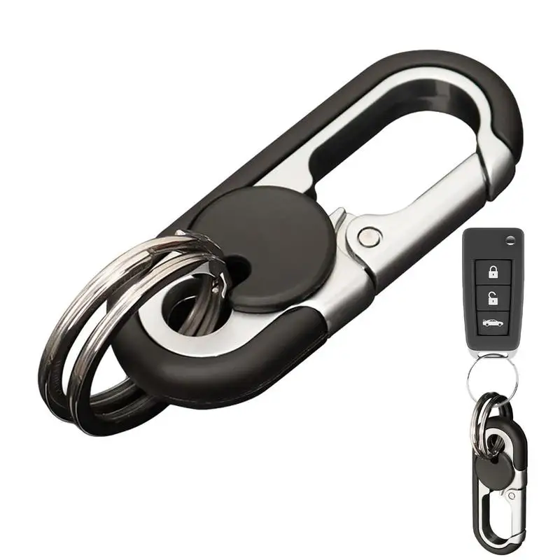 

Cool Car Keys Keychain Zinc Alloy Elastic Key Clip Women Men Key Clip Gift For Friends Family Relatives Neighbors Coworkers