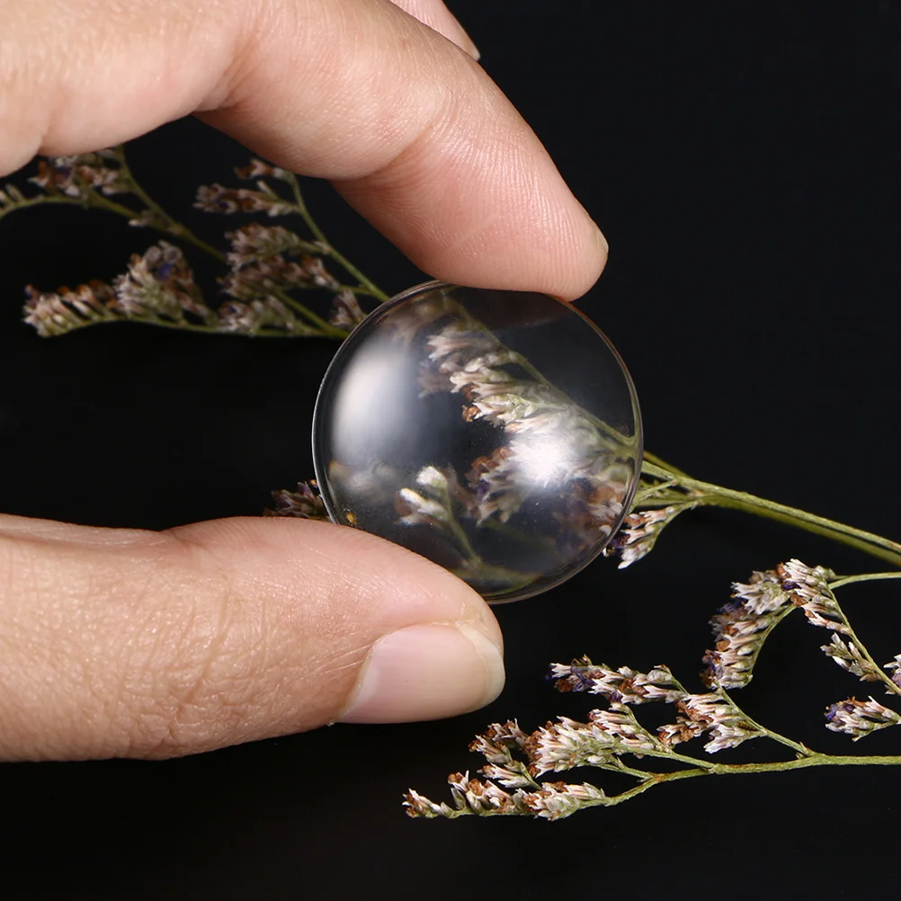 60 шт. серьги со стеклянным куполом и кабошоном прозрачные с кристаллами камеи