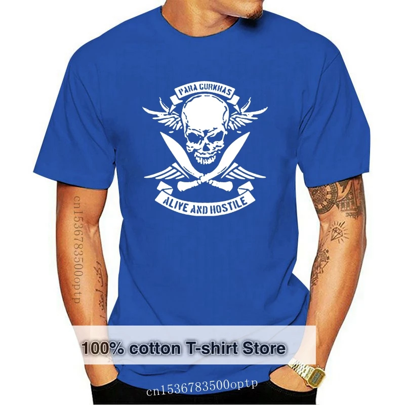 

Новинка 2019, модная футболка для парашютов, блок спецопераций Gurkhas, футболки с двух сторон