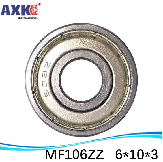 

MF106-2Z MF106ZZ MF106 F676 F676-ZZ F676ZZ F676-2Z F676Z zz z 2z Flange Deep Groove Ball Bearings 6 x 10 x 3mm High Quality