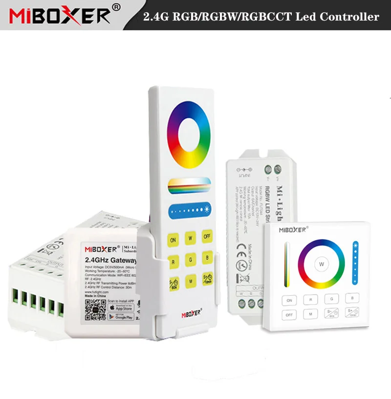

Контроллер светодиодной ленты Miboxer RGB/RGBW/RGBCCT, 2,4G, пульт дистанционного управления B0/FUT043A/FUT044A/FUT045A/FUT088/FUT043/FUT044/FUT045
