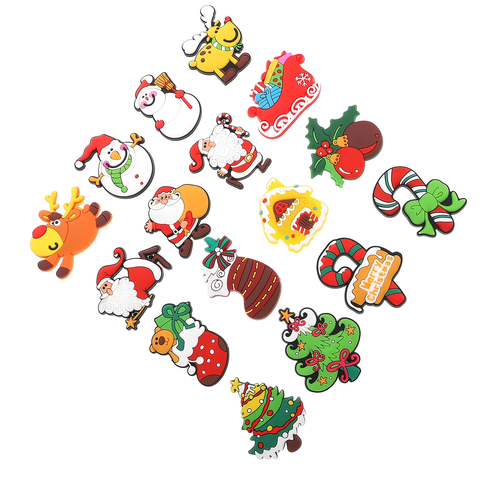 

16pcs Fridge Magnets Christmas Fridge Stickers Cartoon Fridge Magnets Whiteboard Magnets Fridge Magnet Accessories