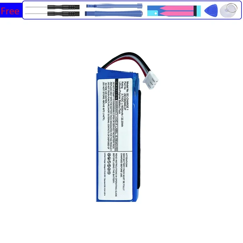 Сменный аккумулятор AEC на 6000 мАч 982999 -2P для зарядки JBL 1 заряд1