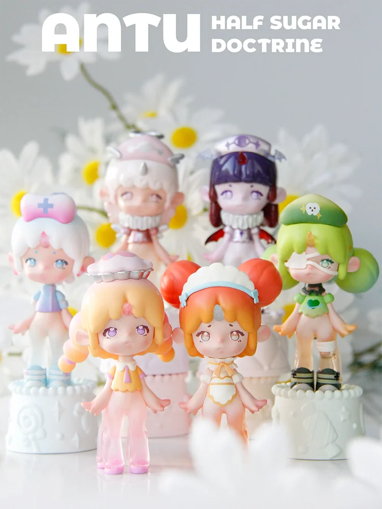 

Penny's Box Eucalyptus Coated Half Sugar Blind Box Fixed Doll Kawaii Girl Mystery Box Collectible Model Figure Toy Surprise Gift