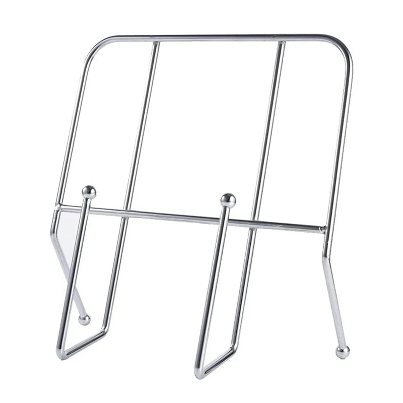 

Book Stand Records Holder Shelf Desktop Bookshelf Metal Bookstand Magazine Rack Desk Organizer