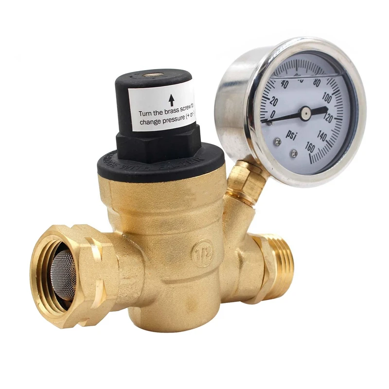 Клапан регулятора давления воды RV регулятор с прокладкой фильтра для домов на