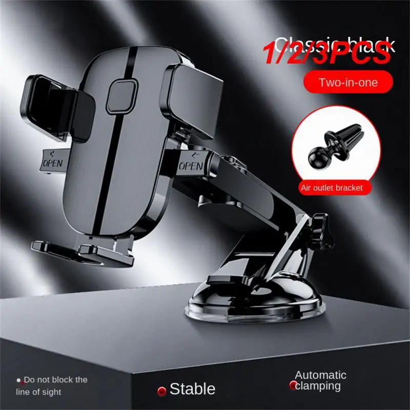 

1/2/3PCS Hot Sale Car Gravity Mobile Phone Bracket Car Bracket Air Outlet Bracket Car Navigation Mobile Phone Bracket Universal