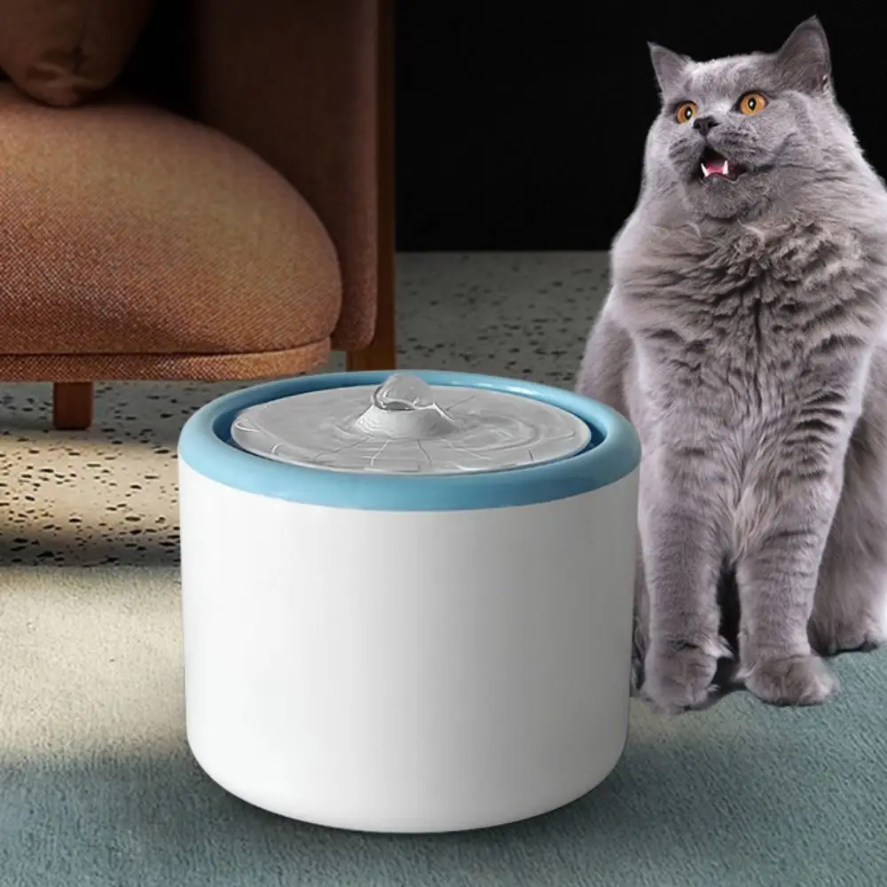 Автоматический питьевой фонтанчик для кошек бесшумный Электрический дозатор