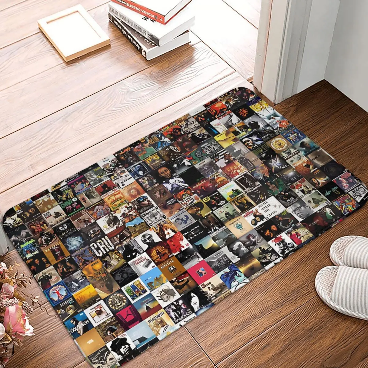 

Hip Hop Bath Non-Slip Carpet Greatest Rap Albums 1986 2018 Bedroom Mat Entrance Door Doormat Home Decor Rug