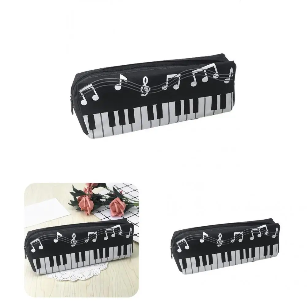 

No Odor Excellent Musical Note Piano Pen Bag Lightweight Pencil Bag Eco-friendly for Dorm