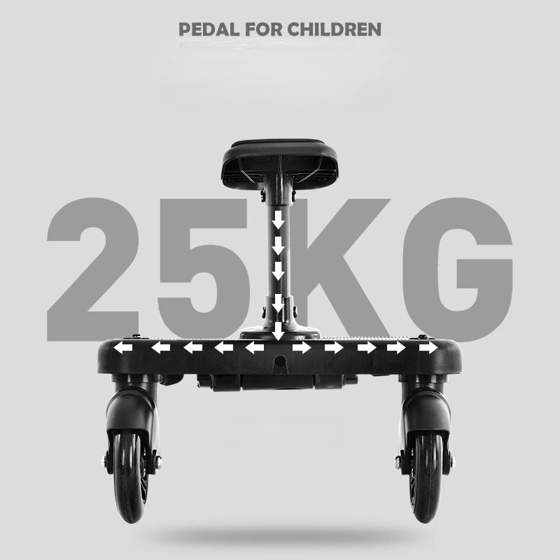 Baby Stroller Accessories Auxiliary Pedal Travel Baby Stroller Accessories Stroller Plus Seat Universal Matching enlarge