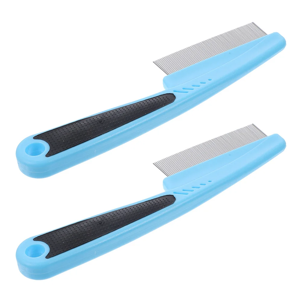 2 шт. гребень из нержавеющей стали для удаления перхоти