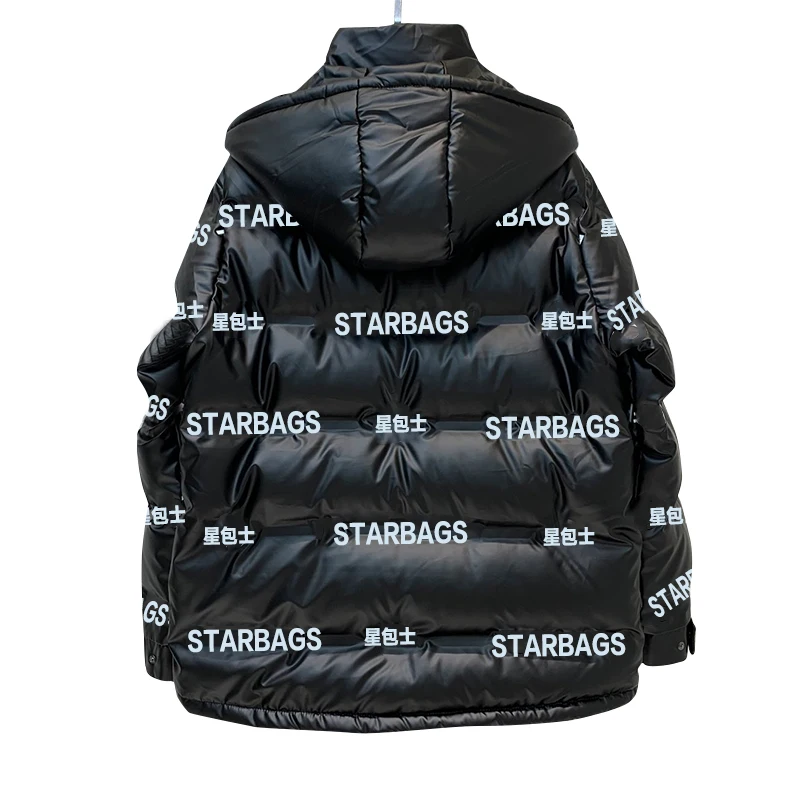 Starbags The short version of the 2022 white duck down jacket with thick waterproof jacket is fashionable
