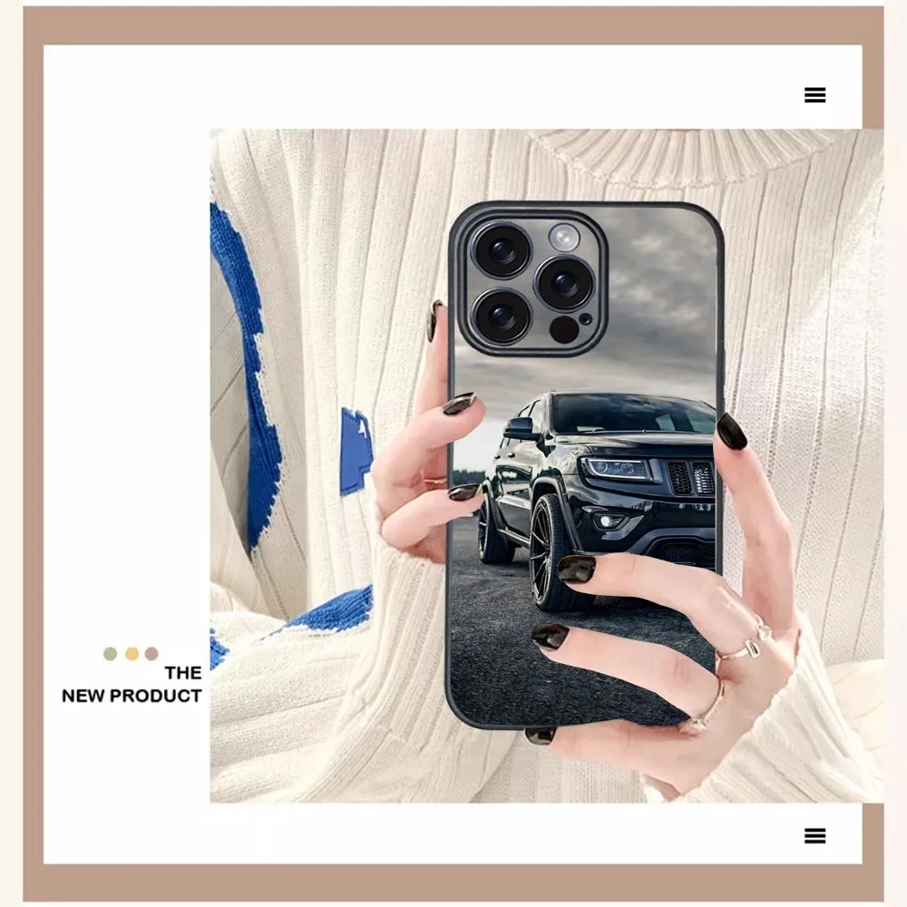 Чехол для телефона J-Jeeps off road SUV iPhone 16 15 14 13 12 11 PRO MAX PLUS Mini TPU мягкий приятный кожи