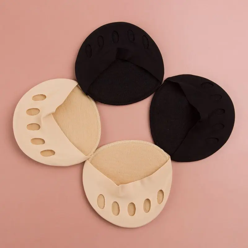 Toe-Separated Sole Five Toe Socks for Women - Moisture-Wicking Invisible Sandal Sock Liners, Thin Summer Socks