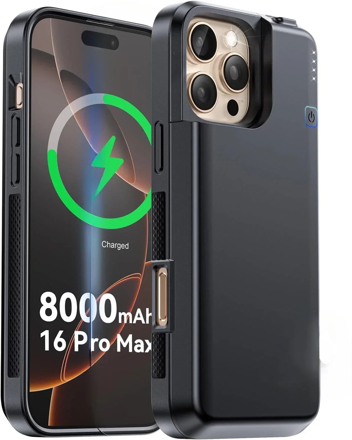 Чехол-аккумулятор для iPhone 16 Pro Max/16 Pro/16 Plus/iPhone16 портативный аккумуляторный чехол