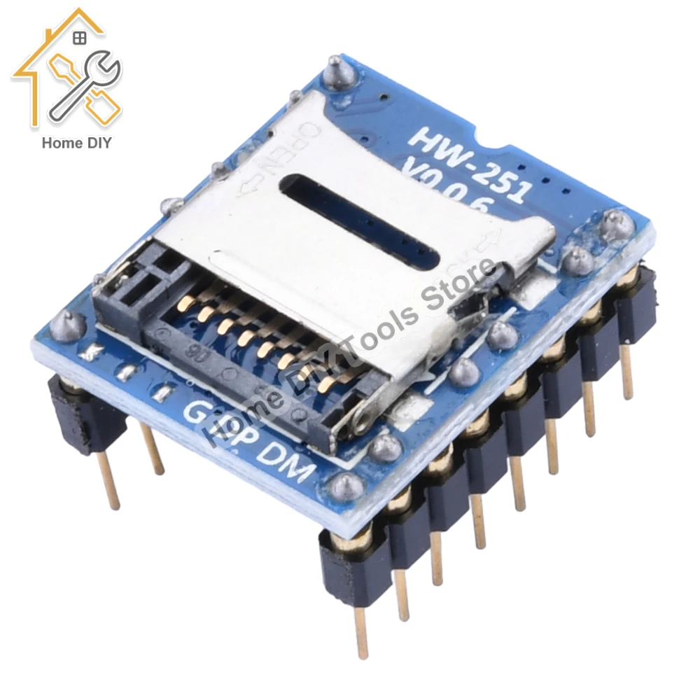 WTV020 WTV020-SD Mini SD карта MP3 звуковой модуль для Arduino PIC - MP3.