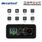 Автомобильный Инклинометр MRCARTOOL M60, измеритель наклона, скорость, GPS, компас, угол наклона, сигнал безопасности, для внедорожников