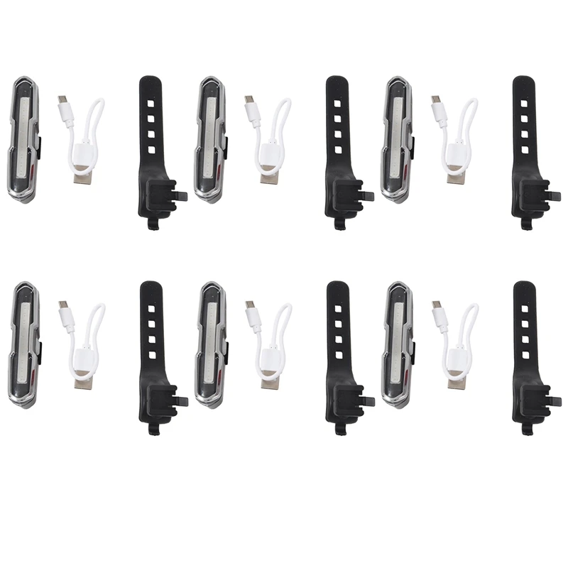 

Велосипедный задний фонарь, Ультраяркий светодиодный, зарядка через USB, 5 режимов, красный и синий свет, 6X