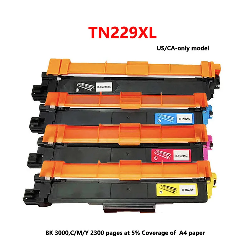 Фото Совместимый тонер-картридж TN229XL с чипом для Brother HL-L3220CDW, L3280CDW, MFC-L3720CDW, L3780CDW, только для США и Канады. №1