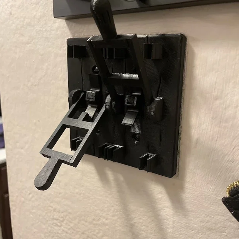 Реквизит из страшного фильма настенная панель шкатулка выход двойная Рычажная