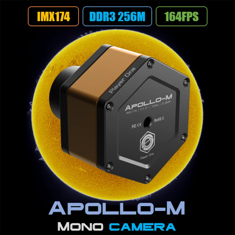 

Моно-камера Player One Apollo-M USB3.0 (IMX174)