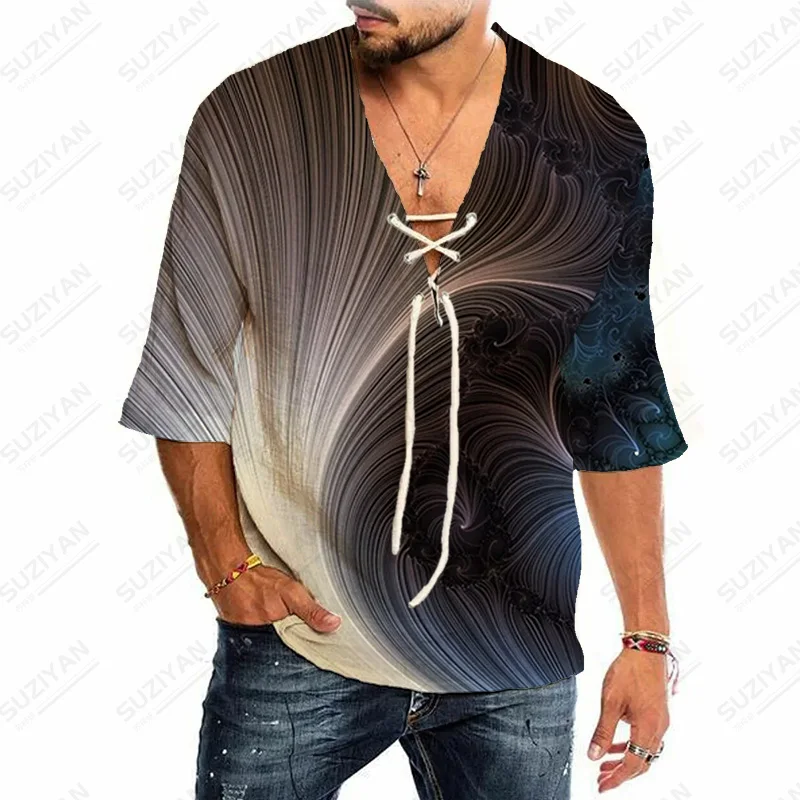 

Summer For Men 2022 Oversized Clothing Knot Men'S Color Fashion Summer Stand Gothic String 18+ Wholesale Stitch Top
