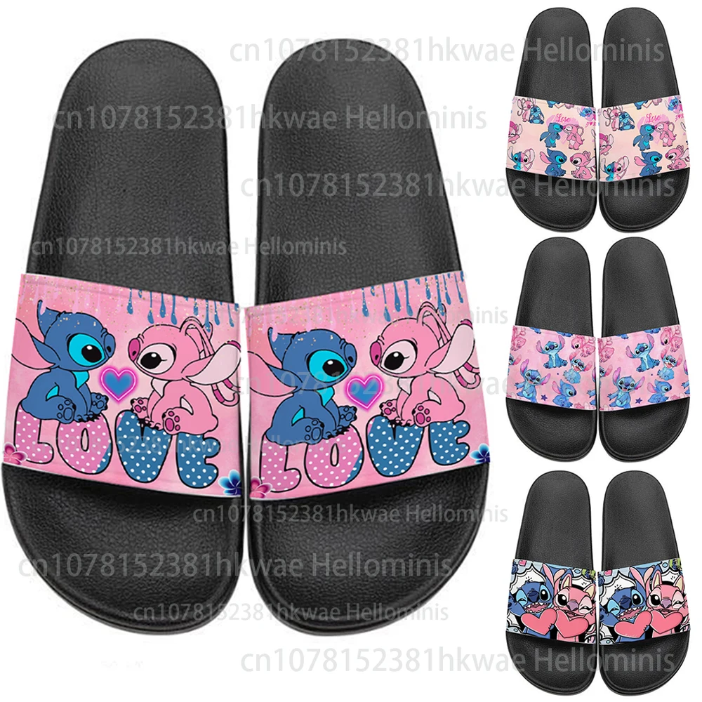 Шлепанцы женские и мужские с принтом летние противоскользящие сандалии для