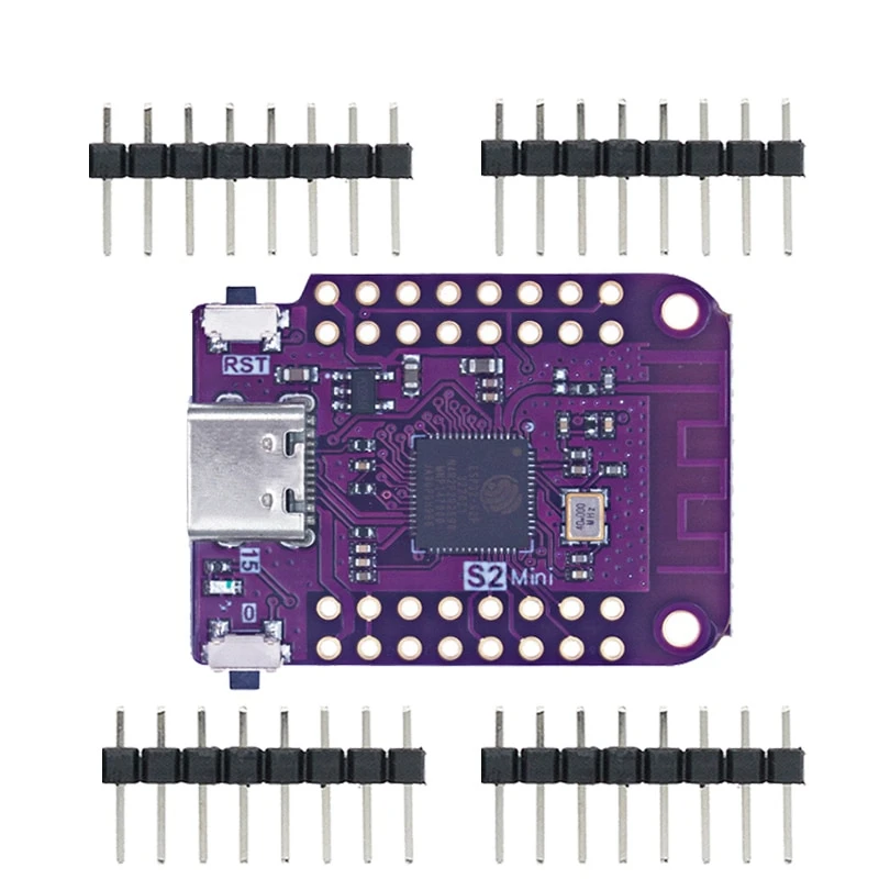 S2 Mini V1.0.0 плата Wi-Fi основанная на ESP32-S2FN4R2 4MB FLASH 2MB PSRAM S2 Mini V1.0.0 плата Wi-Fi основанная на ESP32-S2FN4R2 4MB FLASH 2MB PSRAM