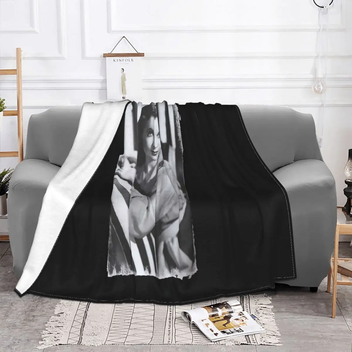 Vivien Leigh Homme Blanc Col Rond больше размеров отпуск детское забавное модное милое одеяло с