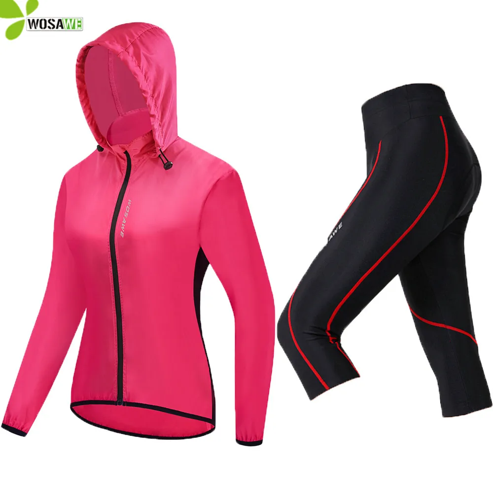 

WOSAWE Spring Women Cycling Jersey Set MTB Bike Clothing Racing Bicycle Clothes Ropa Ciclismo Team Riding Sports Downhill Suit