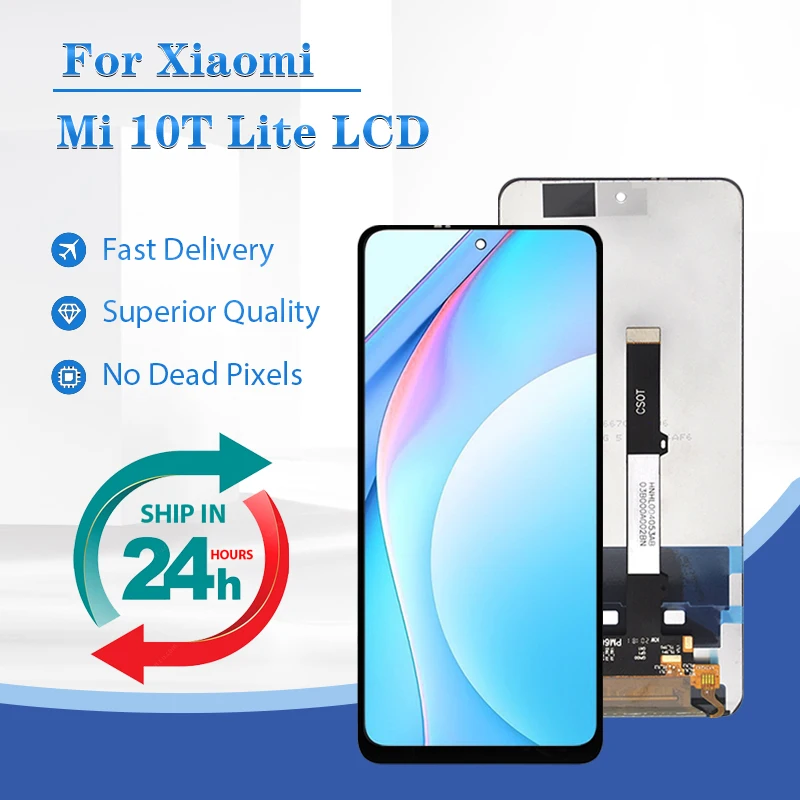 

6.67 Inch For Xiaomi MI 10T LITE 5G Lcd Touch Panel Screen Digitizer Mi 10T lite Display M2007J17G Assembly Brand New