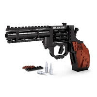 puzzle building block pistol model ak style stitching exercise hands on ability childrens toy mens birthdaygift action figure