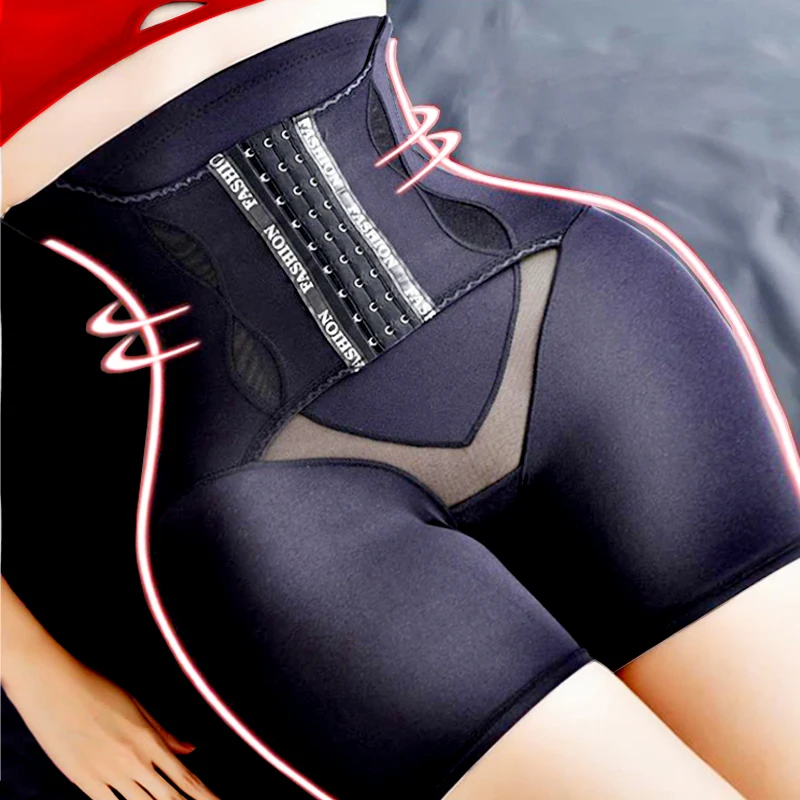 

Корректирующее белье AfruliA с завышенной талией, Утягивающие трусики с крючком для подтяжки ягодиц, облегающее нижнее белье